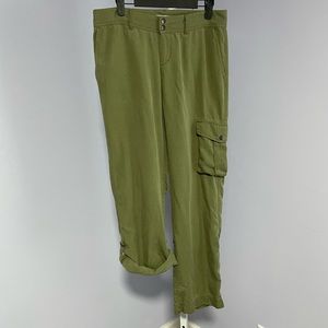 Women’s Size 8 Coldwater Creek Olive Green Pants